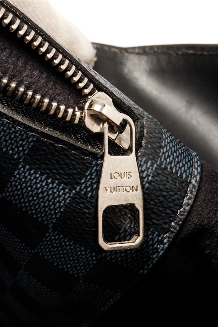 Louis Vuitton Black Damier Cobalt Voyage Tote Bag