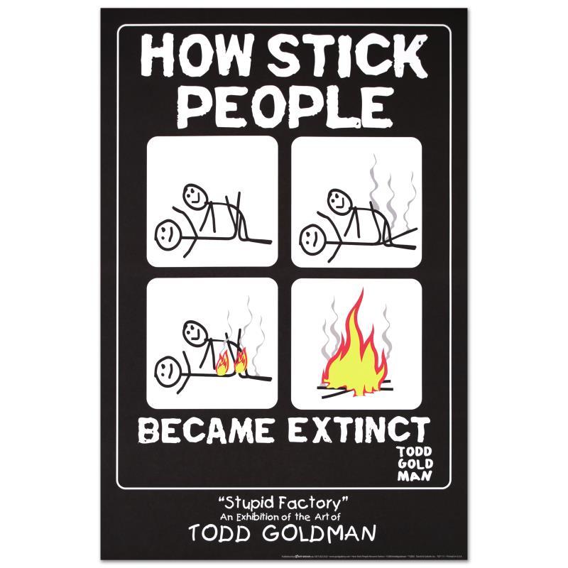 How Stick People Became Extinct by Goldman, Todd