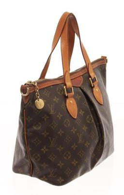 Louis Vuitton Brown Monogram Canvas Palermo PM Tote Bag