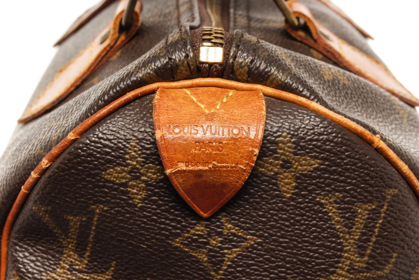 Louis Vuitton Brown Monogram Speedy 25 Handbag