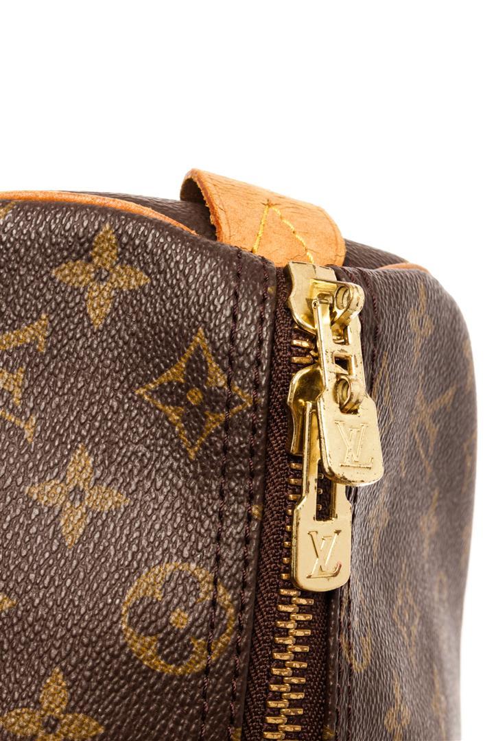 Louis Vuitton Brown Monogram Canvas Keepall 45 Travel Bag