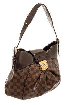 Louis Vuitton Brown Damier Ebene Sistina PM Shoulder Bag