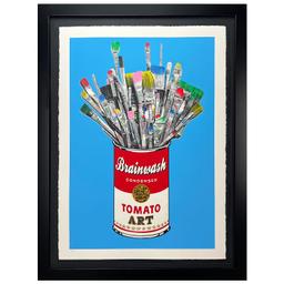 Tomato Pop (Blue) by Mr Brainwash