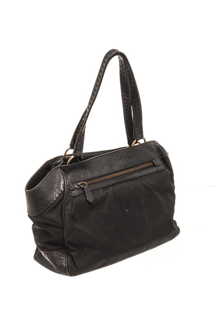 Prada Black Leather Shoulder Bag