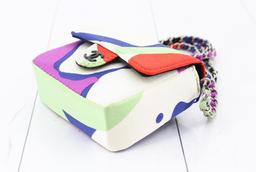 Chanel Multicolor Satin Mini Messenger Pouch