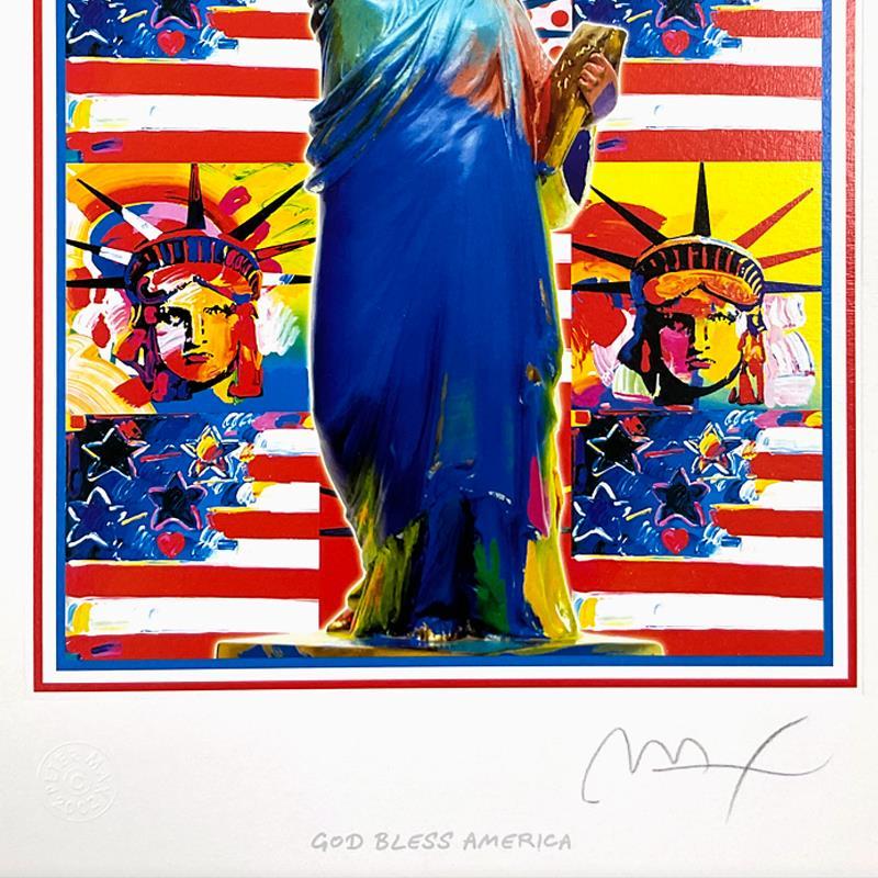 God Bless America - with Five Liberties by Peter Max