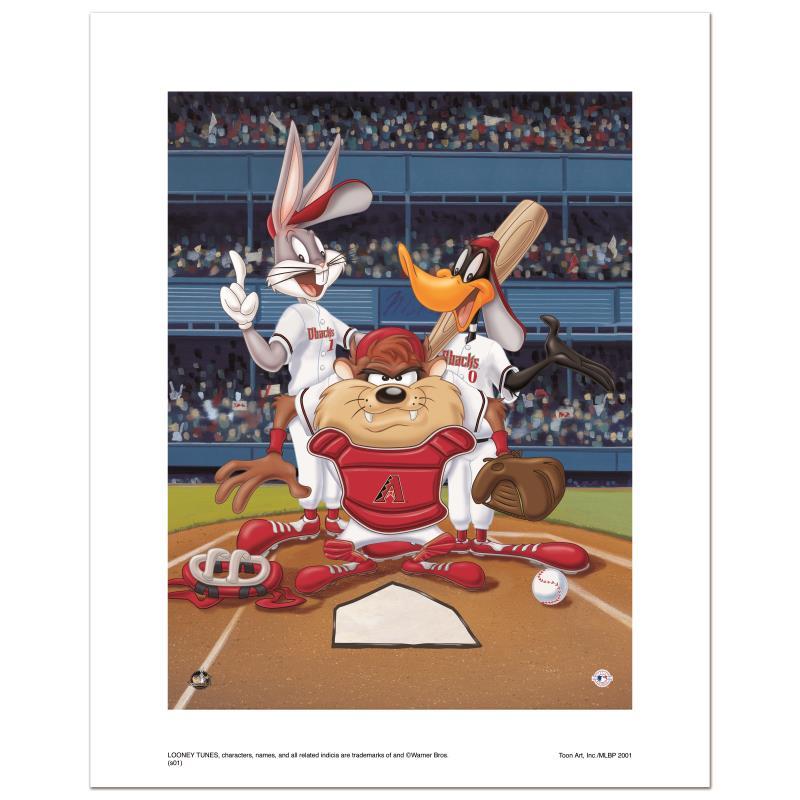 At the Plate (Diamondbacks) by Looney Tunes