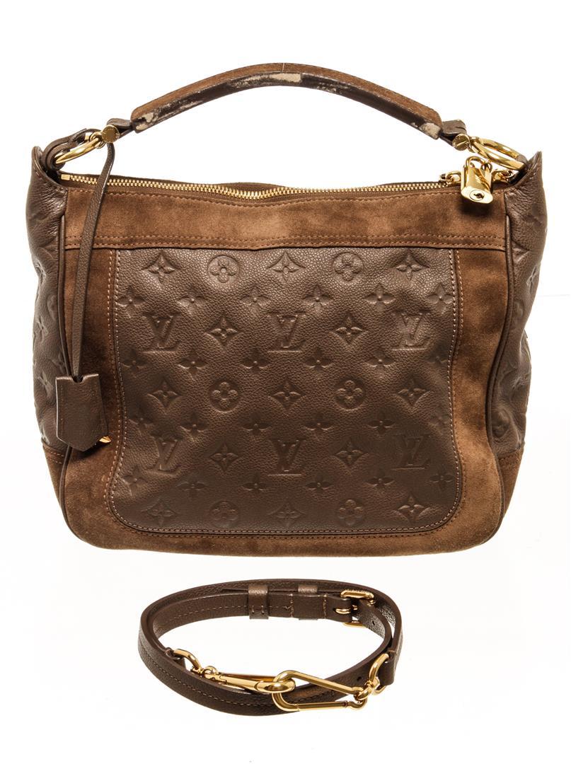 Louis Vuitton Monogram Brown Calfskin Audacieuse Handbag