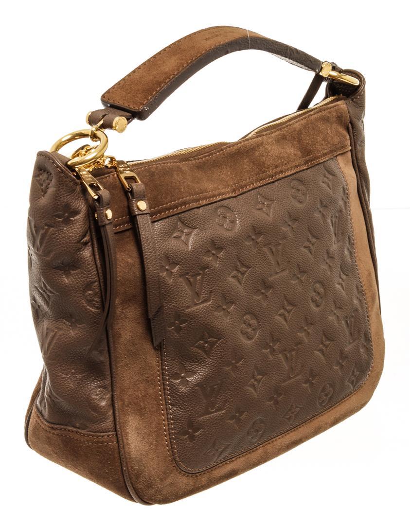 Louis Vuitton Monogram Brown Calfskin Audacieuse Handbag