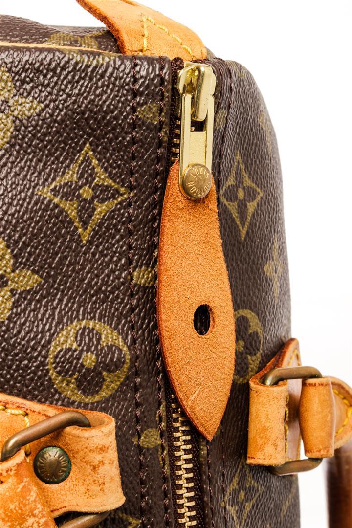 Louis Vuitton Brown Monogram Canvas Speedy 30 Satchel Bag