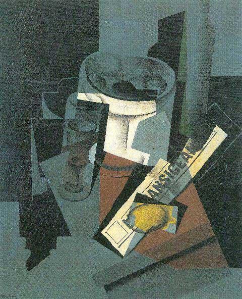 Juan Gris - Still Life With Newspaper