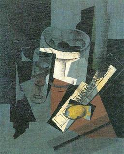 Juan Gris - Still Life With Newspaper