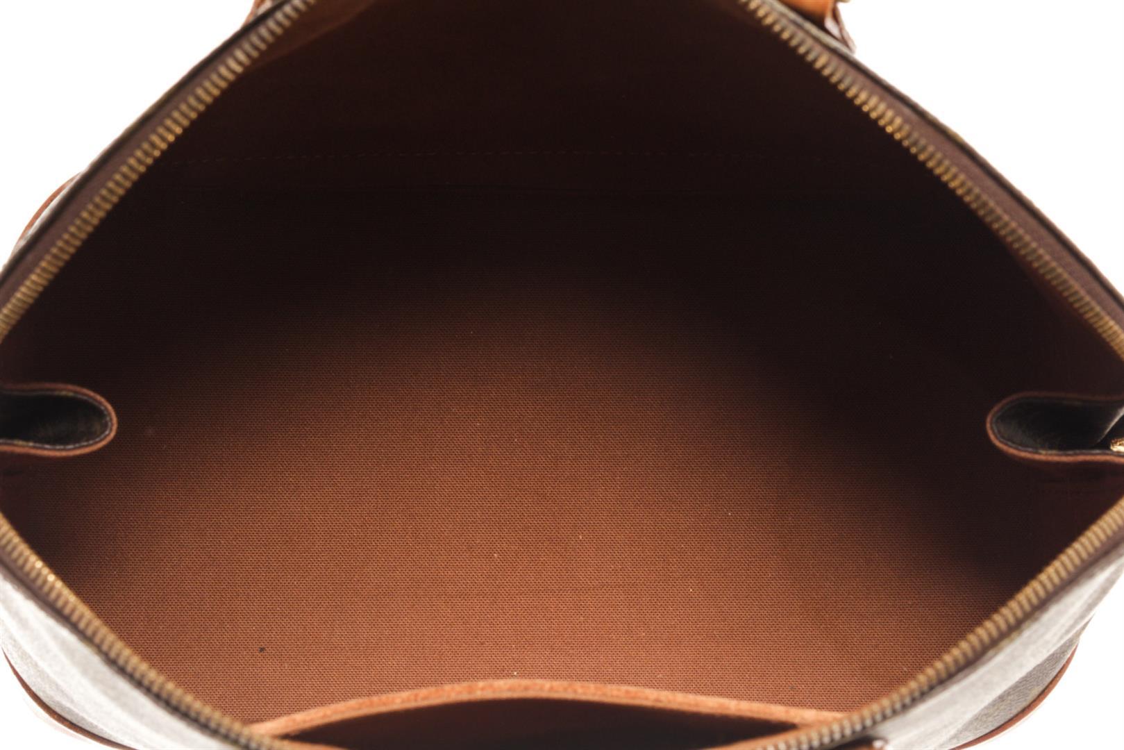 Louis Vuitton Brown Canvas Alma Handbag