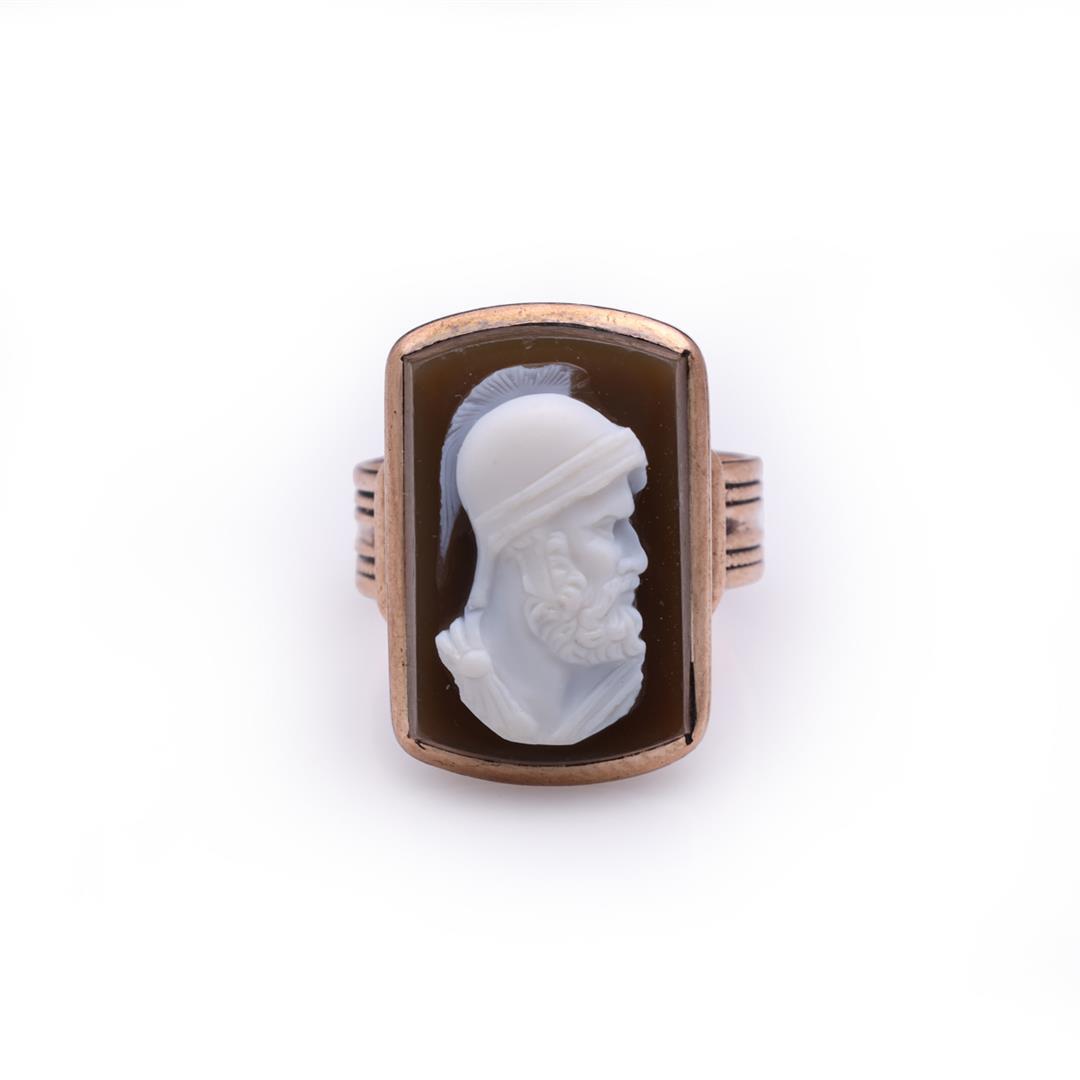 Fine Vintage Hardstone Cameo Ring