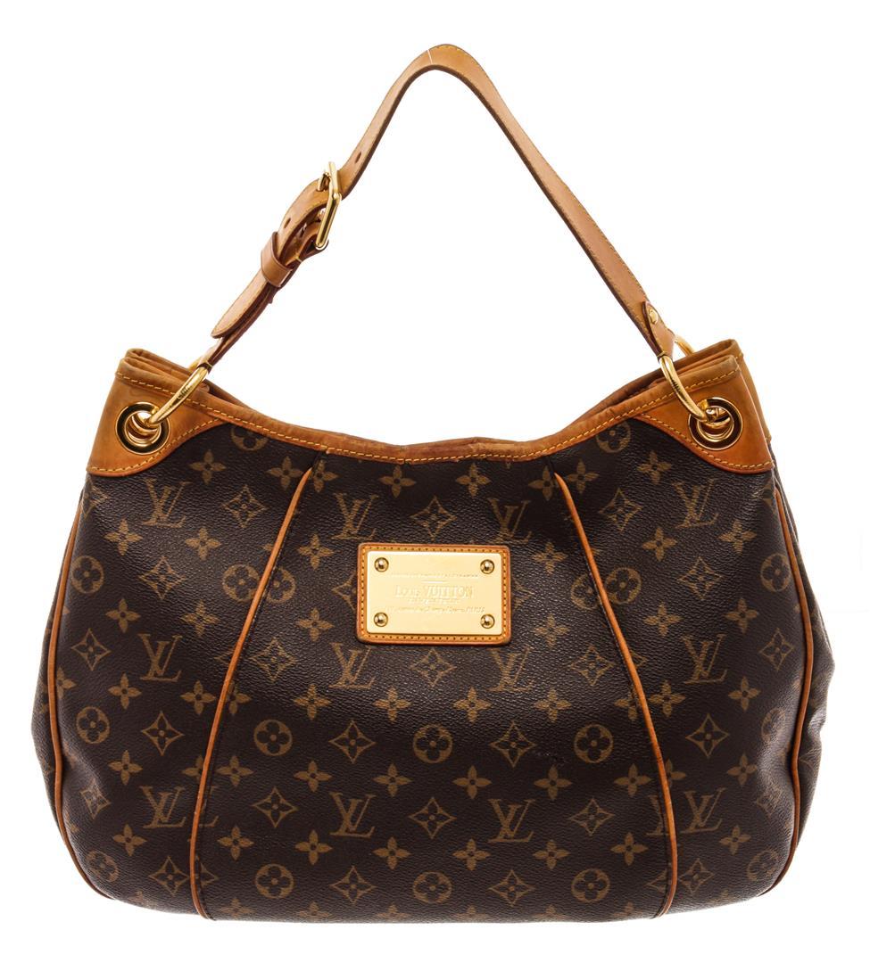 Louis Vuitton Brown Monogram Galliera PM Hobo Bag