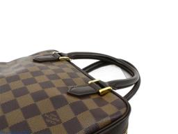 Louis Vuitton Damier Ebene Canvas Leather Brera Handbag