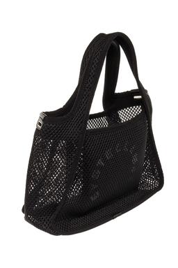 Stella McCartney Black Canvas Net Alter Tote Bag