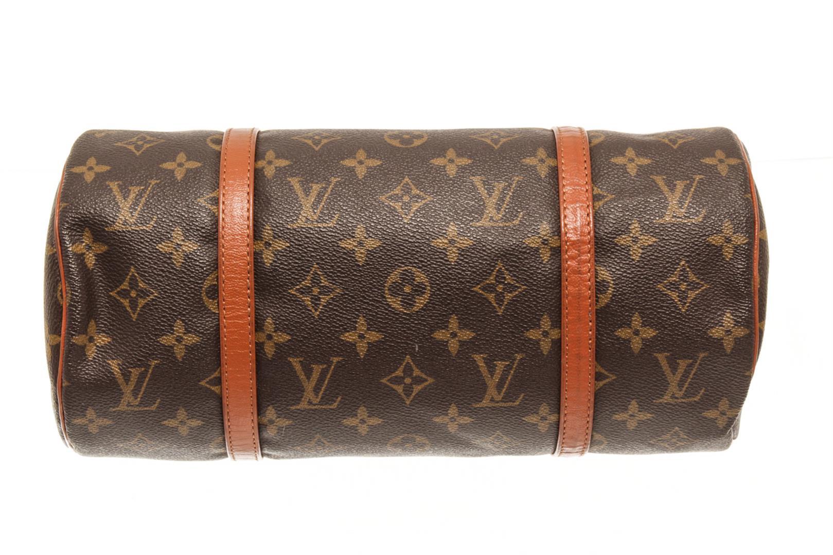 Louis Vuitton Brown Canvas Papillon 30 Shoulder Bag