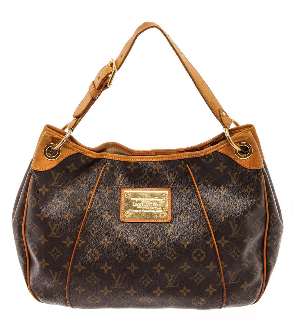 Louis Vuitton Brown Monogram Canvas Galliera PM Hobo Bag