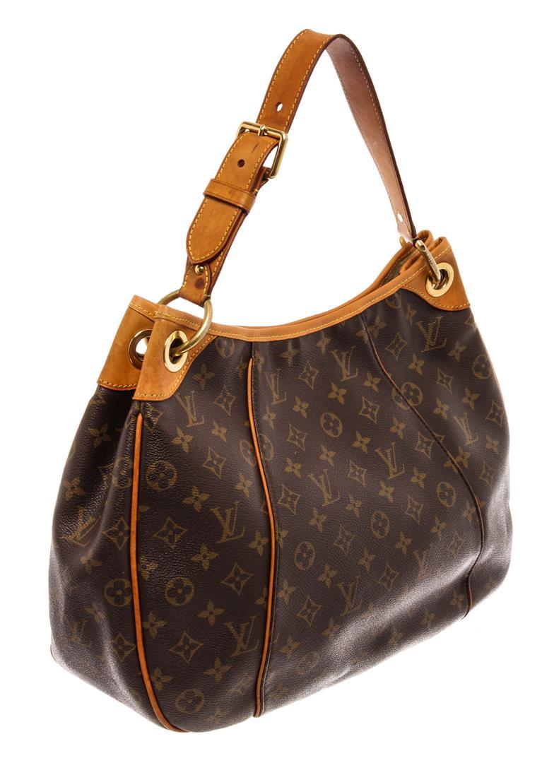 Louis Vuitton Brown Monogram Canvas Galliera PM Hobo Bag