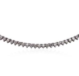 14KT White Gold 5.67 ctw Diamond Necklace