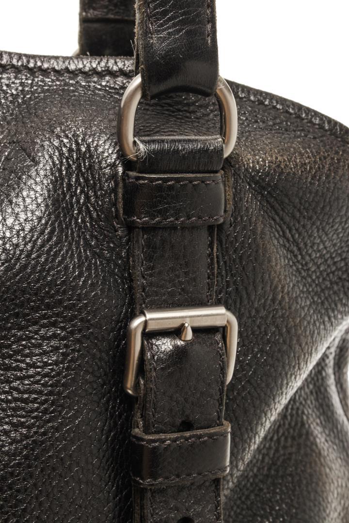 Prada Black Leather Shoulder Bag