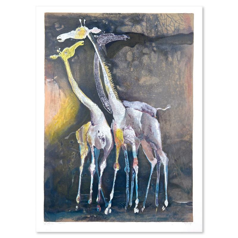 Giraffes by Salomon (1935 - 2014)