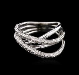 0.96 ctw Diamond Ring - 14KT White Gold