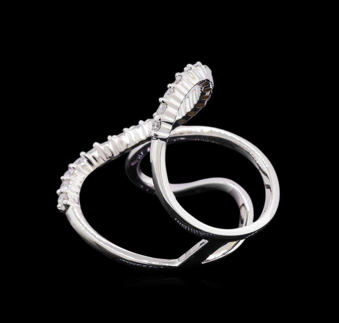 0.52 ctw Diamond Ring - 14KT White Gold