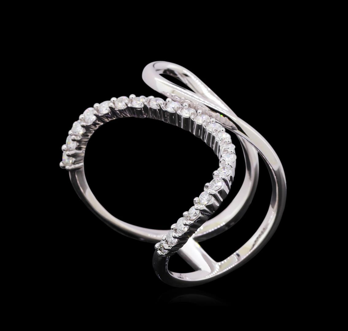 0.52 ctw Diamond Ring - 14KT White Gold