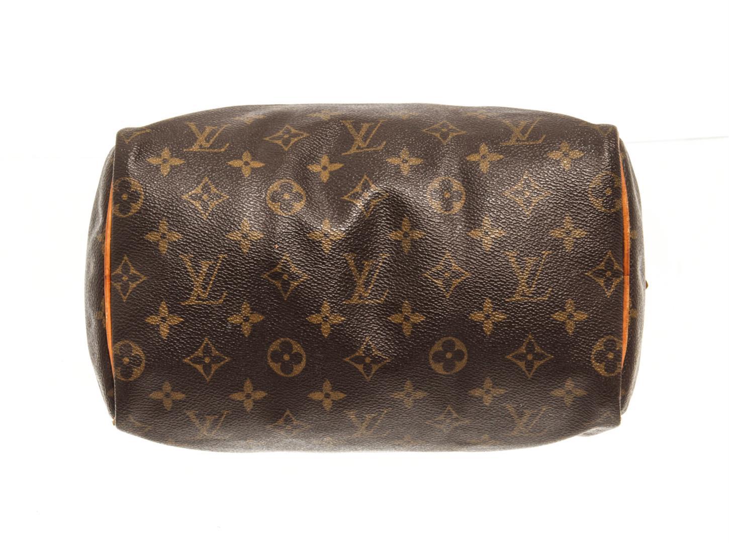 Louis Vuitton Brown Monogram Speedy 25 Handbag