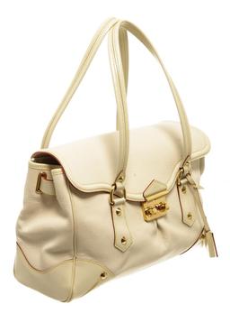 Louis Vuitton White Leather Le Absolu Handbag