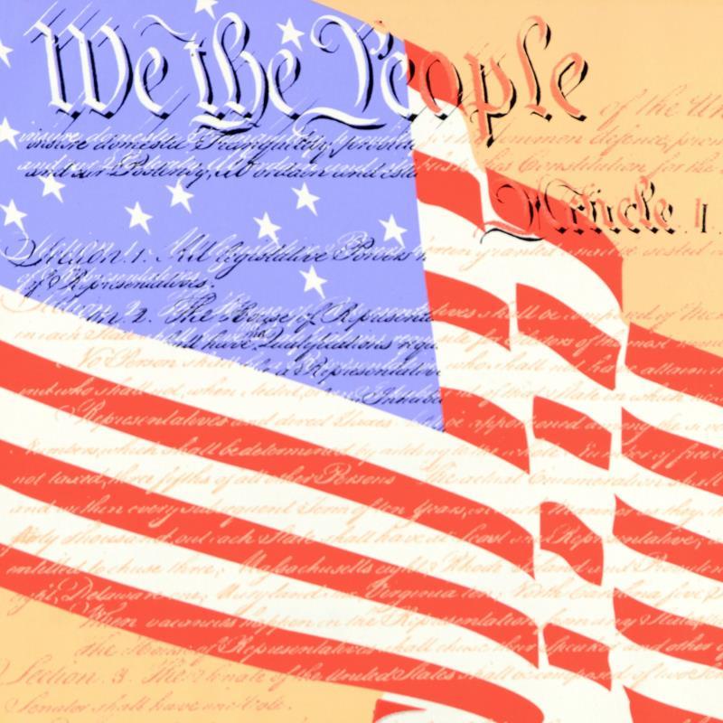 We the People by Steve Kaufman (1960-2010)