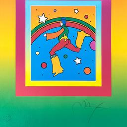 Cosmic Jumper on Blends by Peter Max