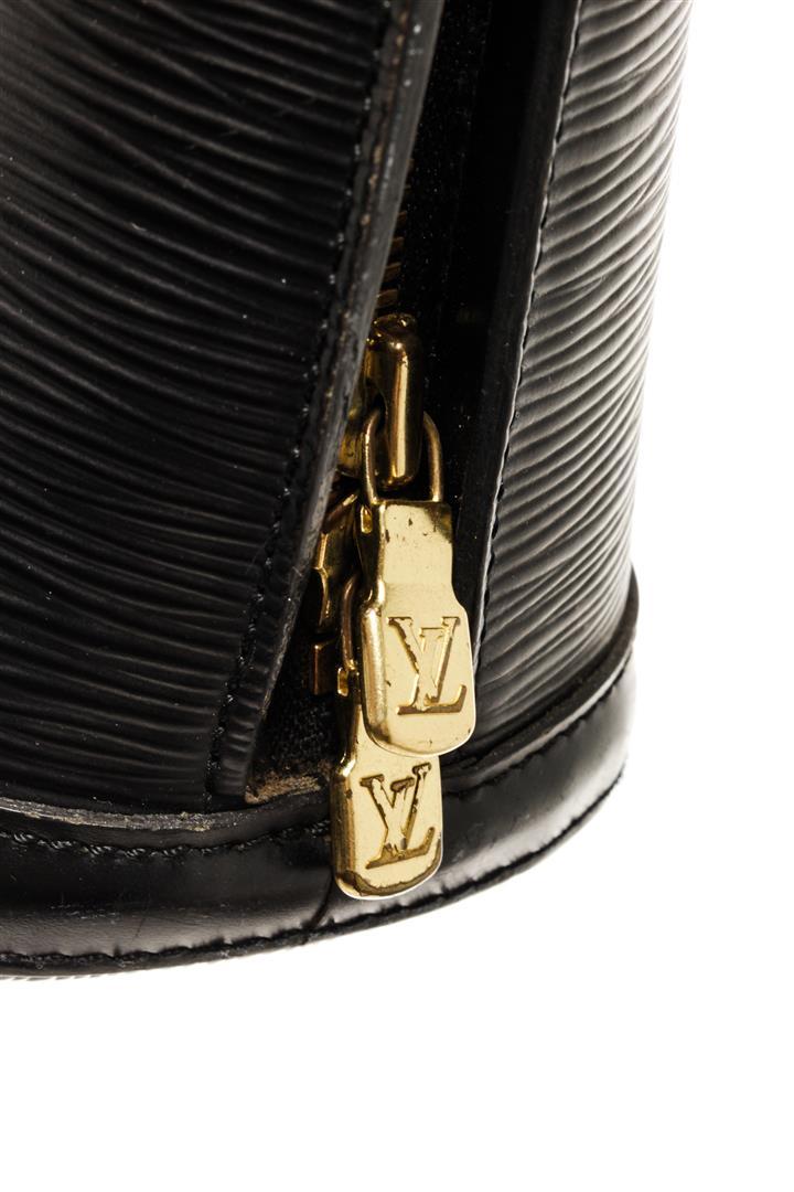 Louis Vuitton Black Epi Leather Lussac Shoulder Bag