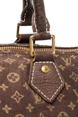 Louis Vuitton Brown Monogram Canvas Speedy 30 Satchel Bag