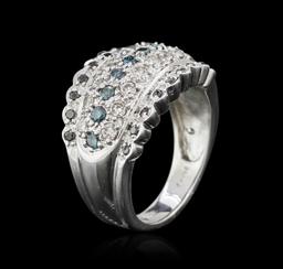 14KT White Gold 0.62 ctw Diamond Ring