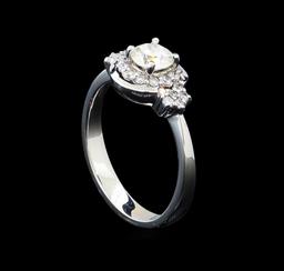 0.77 ctw Diamond Ring - 14KT White Gold