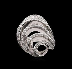 1.11 ctw Diamond Ring - 14KT White Gold