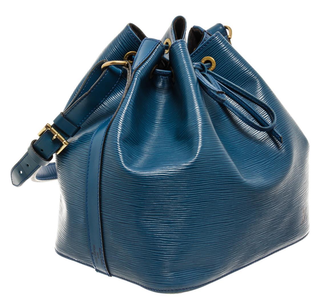 Louis Vuitton Blue Epi Leather Noe PM