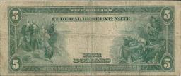 1914 $5 Federal Reserve Bank Note