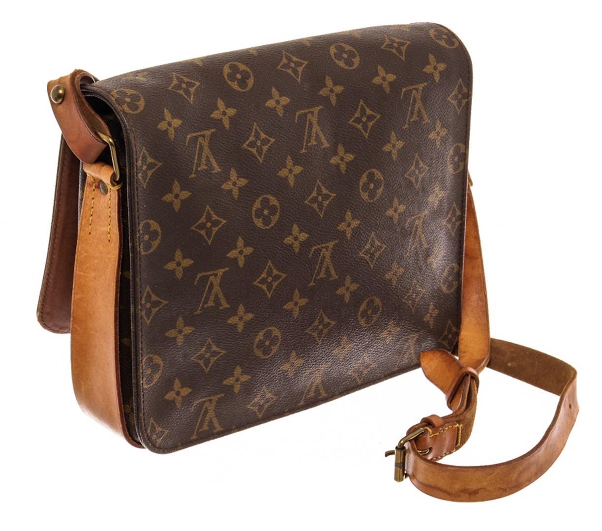 Louis Vuitton Brown Monogram Canvas Cartouchiere GM Messenger Bag