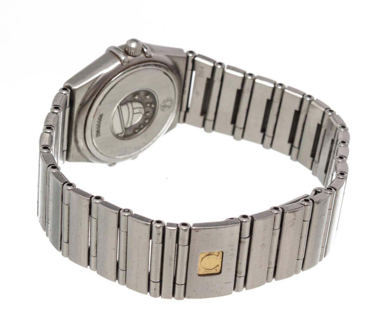 Omega Silver Constellation Quadrella Watch