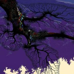 Purple Coastline by Eyvind Earle (1916-2000)