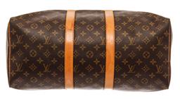 Louis Vuitton Brown Monogram Canvas Keepall 45 Travel Bag