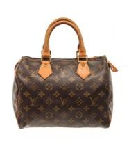 Louis Vuitton Brown Monogram Speedy 25 Satchel Bag