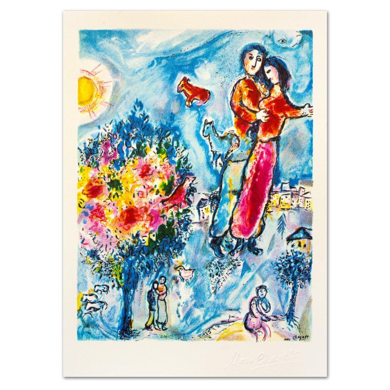Entre L'hiver Et Le Printemps by Chagall (1887-1985)