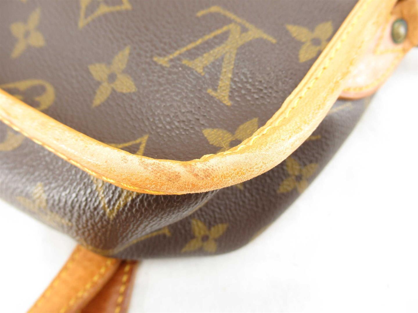 Louis Vuitton Brown Monogram Canvas Gibciere MM Messenger Bag