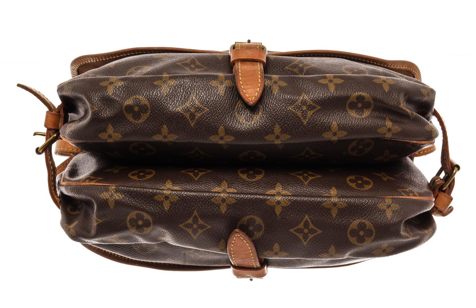 Louis Vuitton Brown Monogram Canvas Saumur 30cm Shoulder Bag