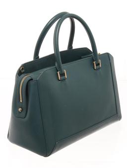 MCM Teal Leather 2 Way Shoulder Bag